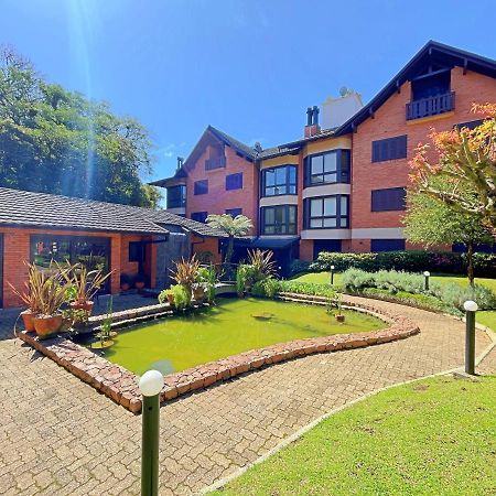 Aconchegante Apto 3 Dorm. Com Piscina Aquecida Gramado Luaran gambar